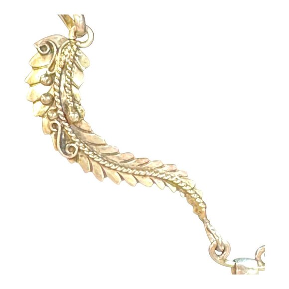 Vintage Navajo Justin Morris Sterling Silver Necklace Red Coral SW Signed Boho - Picture 10 of 10